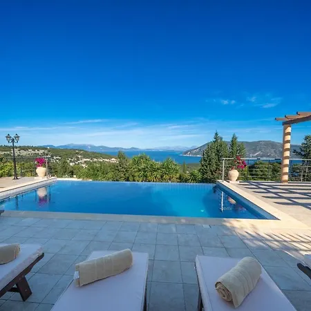 فيلة Private Gelia, With Panoramic 180 Degrees Sea View! *