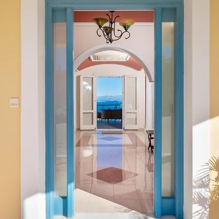 فيلة Private Gelia, With Panoramic 180 Degrees Sea View!