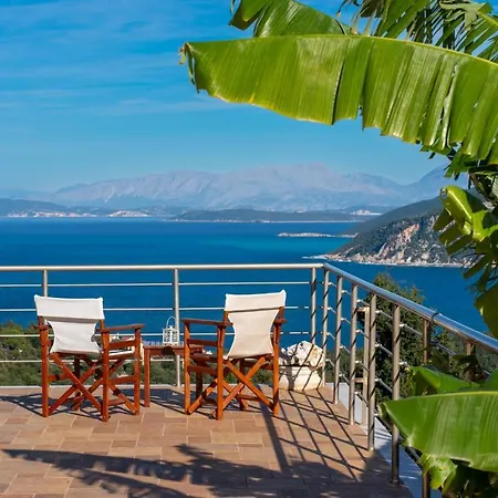Private Gelia, With Panoramic 180 Degrees Sea View! 피스카던