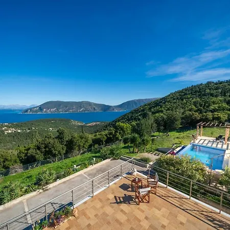 فيلة Private Gelia, With Panoramic 180 Degrees Sea View!