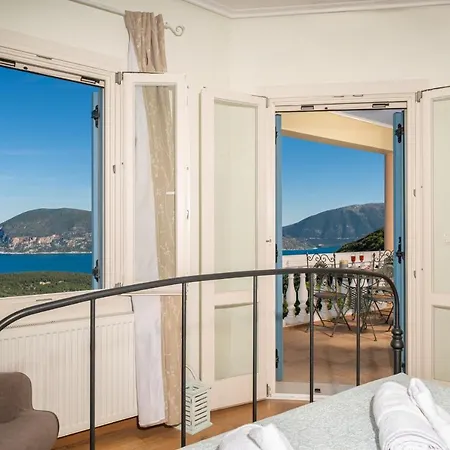 빌라 Private Gelia, With Panoramic 180 Degrees Sea View!